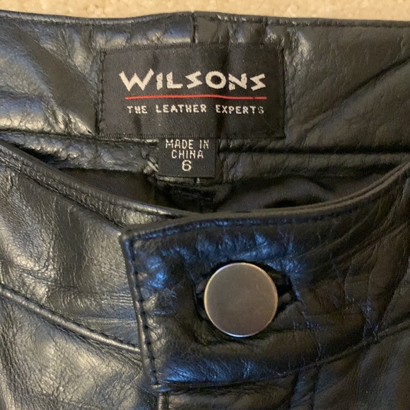 Wilson leather size 6 woman’s pants - Picture 1 of 16